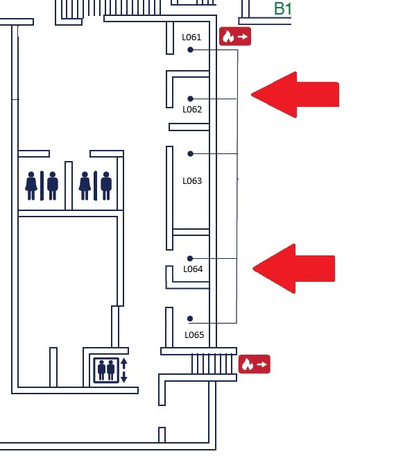 Basement Study Room Map